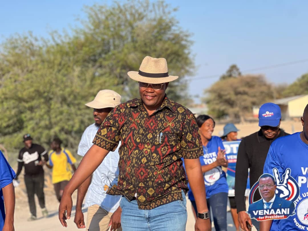 PDM supporters at a public rally in Namibia