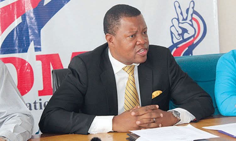 PDM President McHenry Venaani speaking on agricultural policy